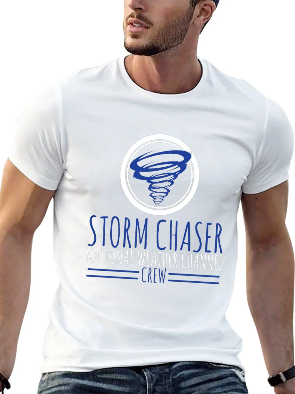 Storm Chaser National Weather Channel Crew T-Shirt product image 4