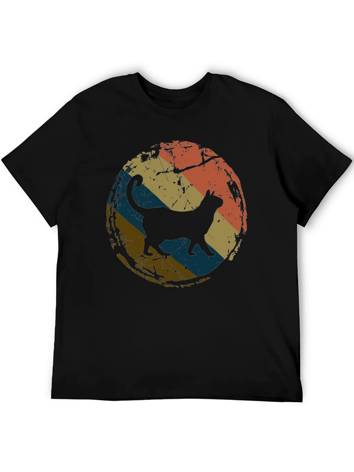 Retro Cat Silhouette T-Shirt product image 8