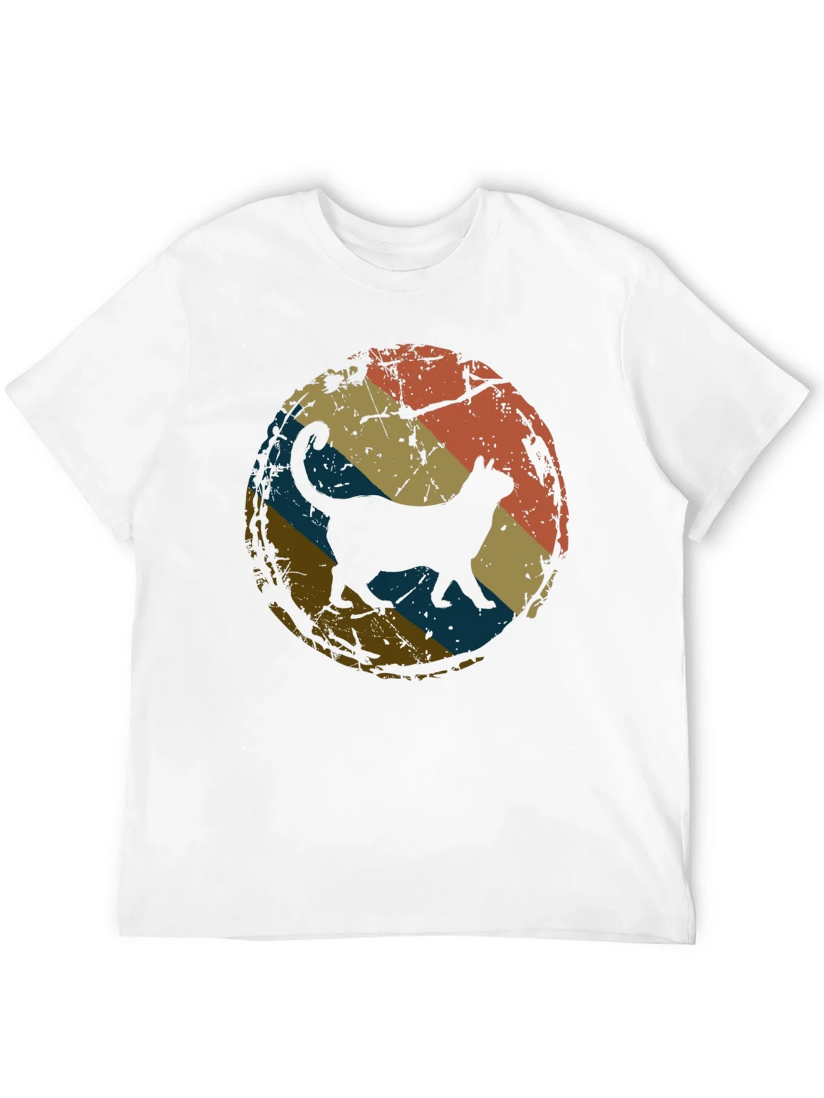 Retro Cat Silhouette T-Shirt product image 3