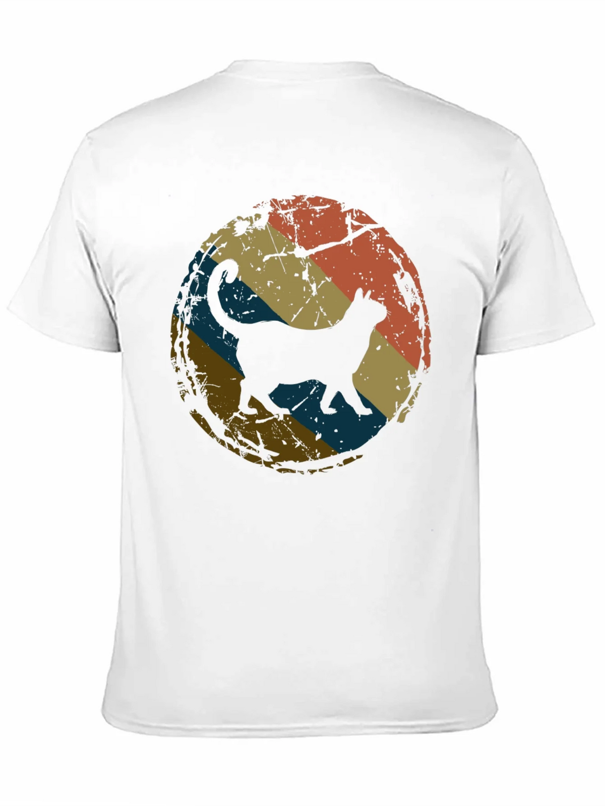 Retro Cat Silhouette T-Shirt product image 2
