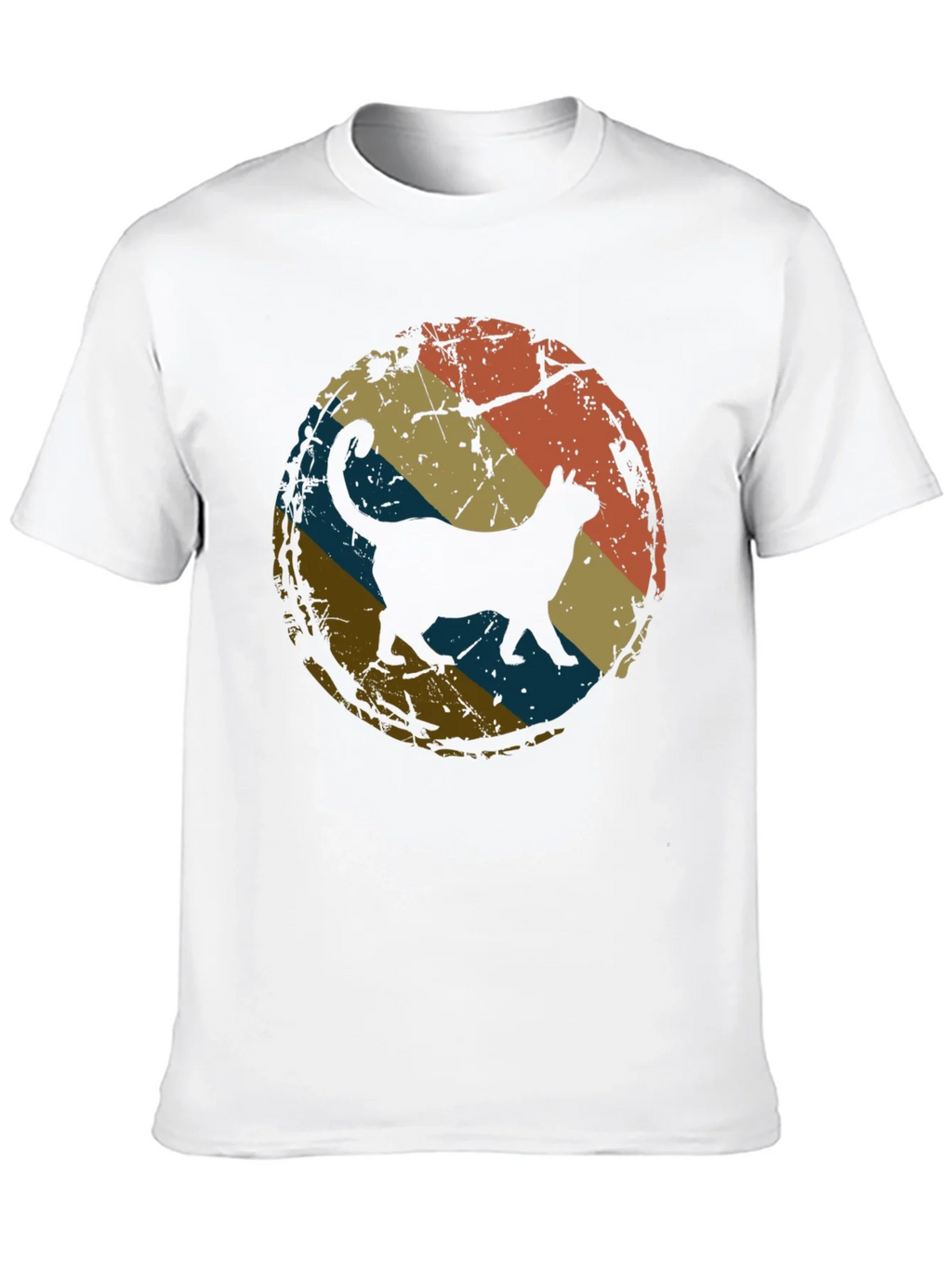 Retro Cat Silhouette T-Shirt product image 12