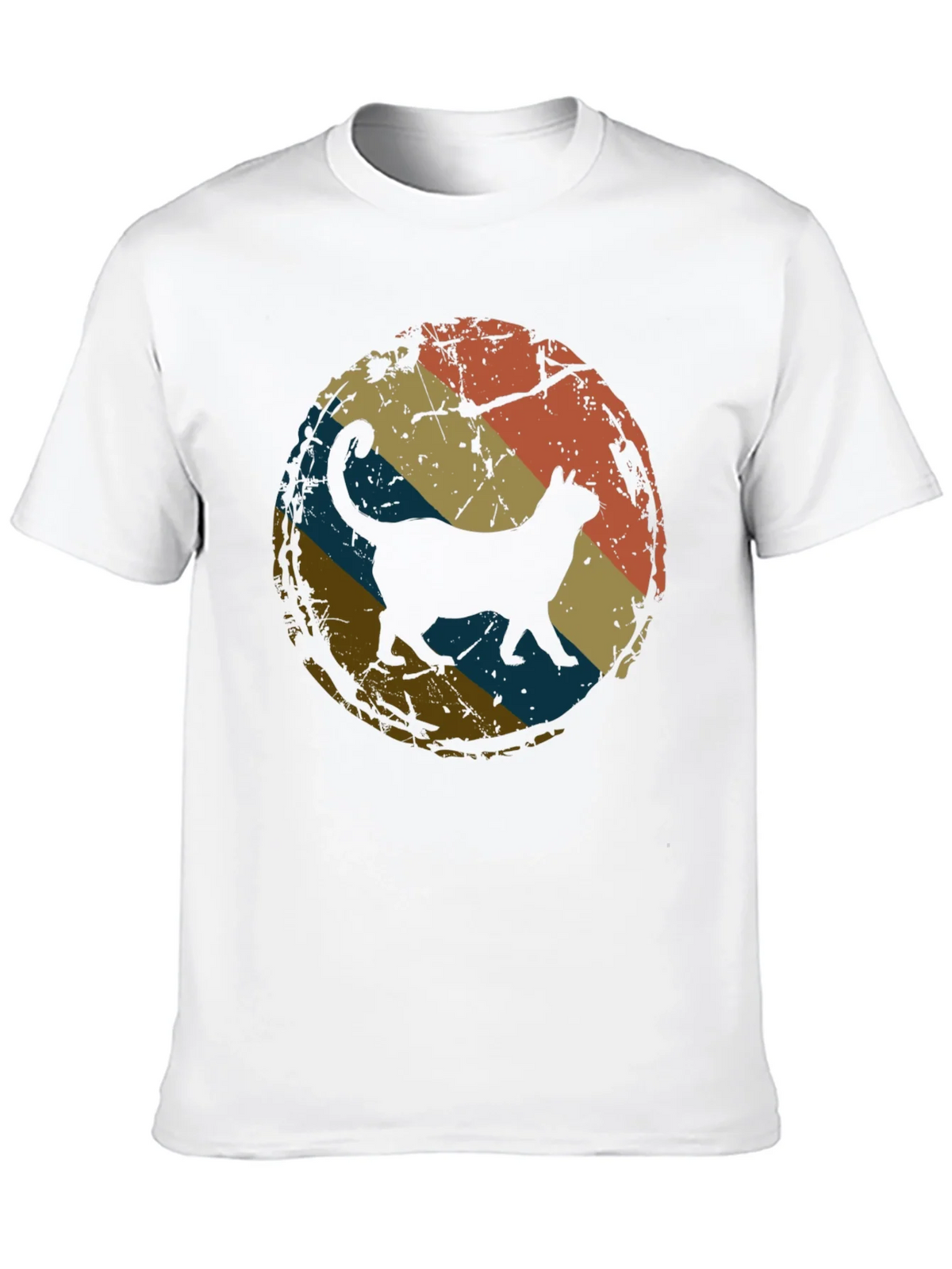 Retro Cat Silhouette T-Shirt product image 12