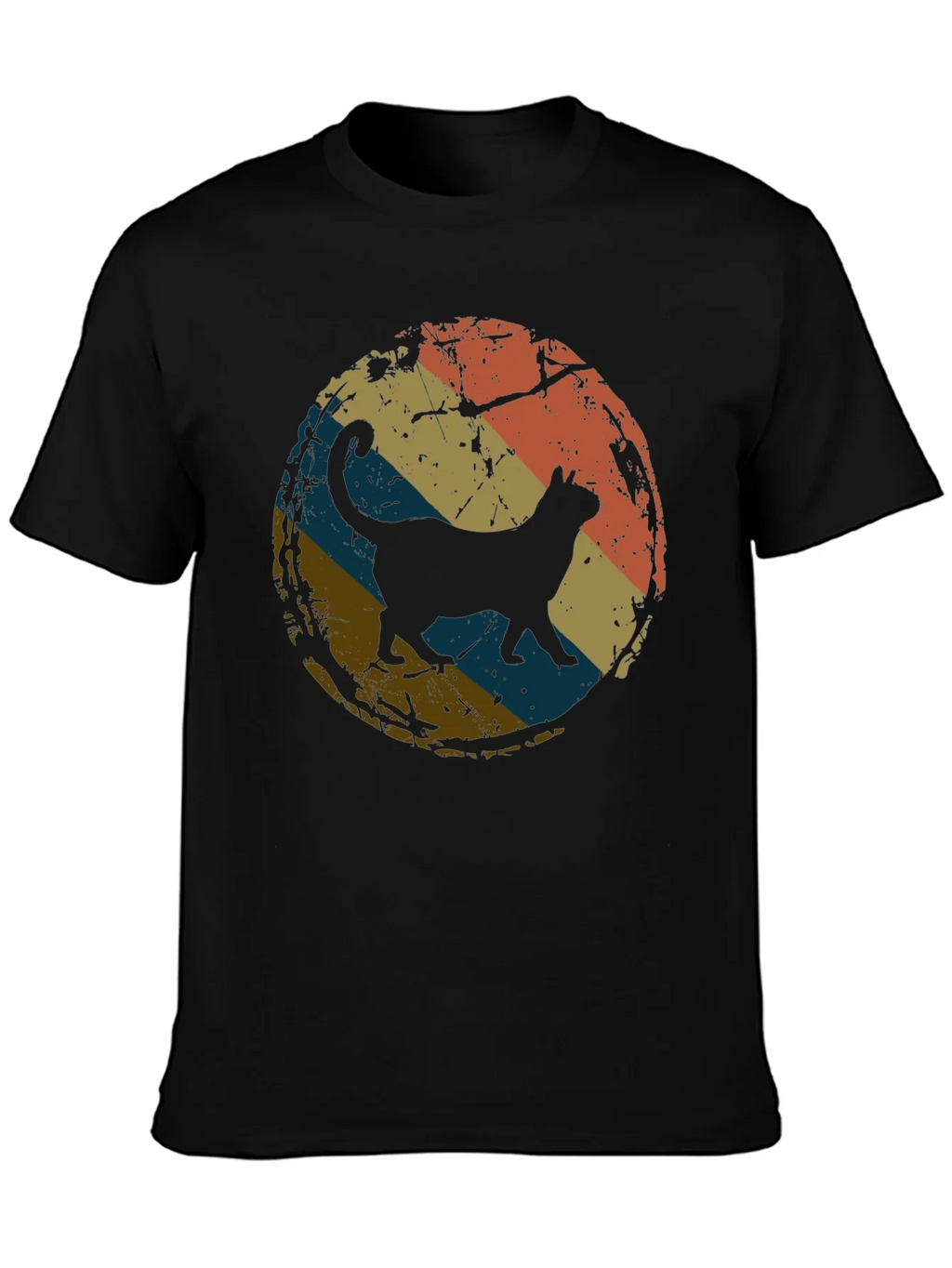 Retro Cat Silhouette T-Shirt product image 6
