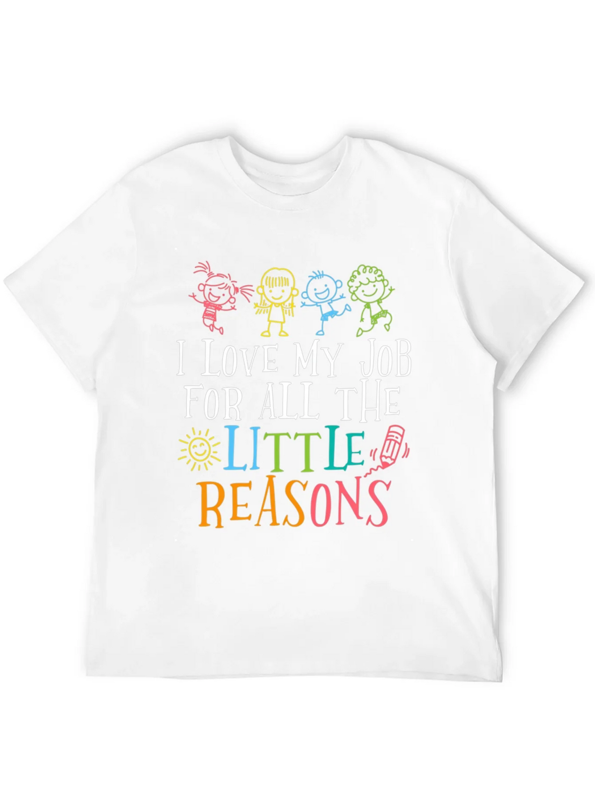 I Love My Job Teacher Graphic Tee product image 3