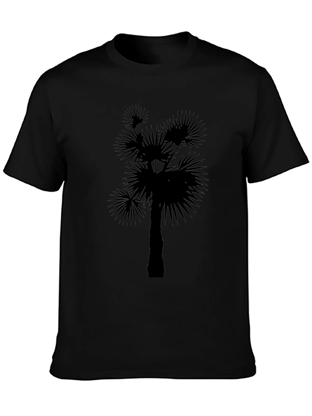 Palm Tree Silhouette Black T-Shirt product image 6