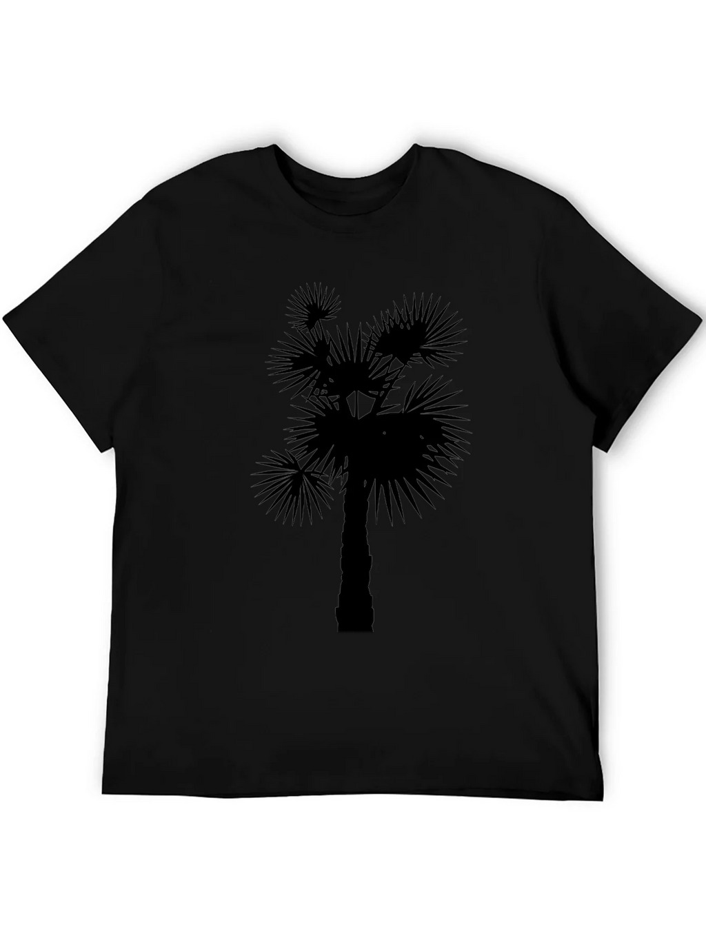 Palm Tree Silhouette Black T-Shirt product image 8