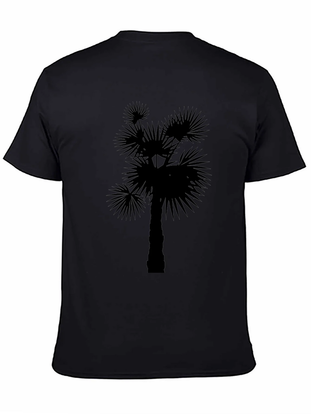 Palm Tree Silhouette Black T-Shirt product image 7