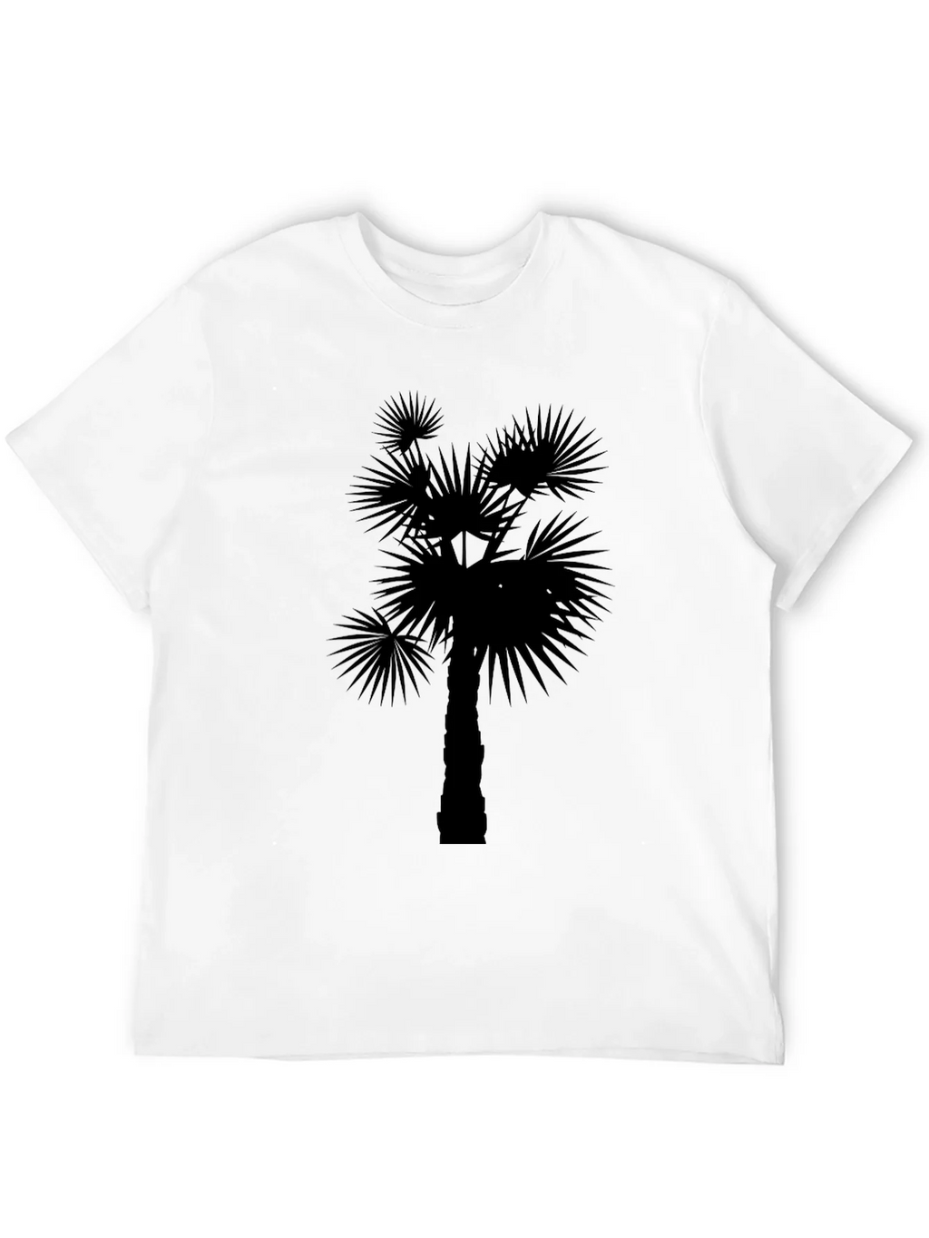Palm Tree Silhouette Black T-Shirt product image 3