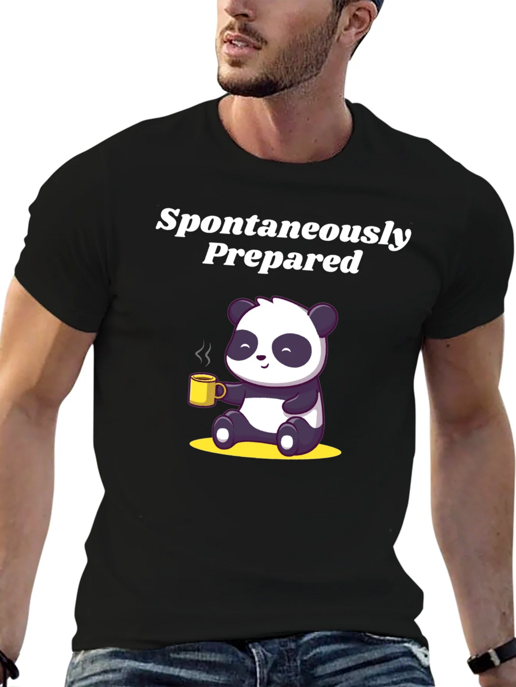 Spontaneously Prepared Panda T-Shirt product image 9