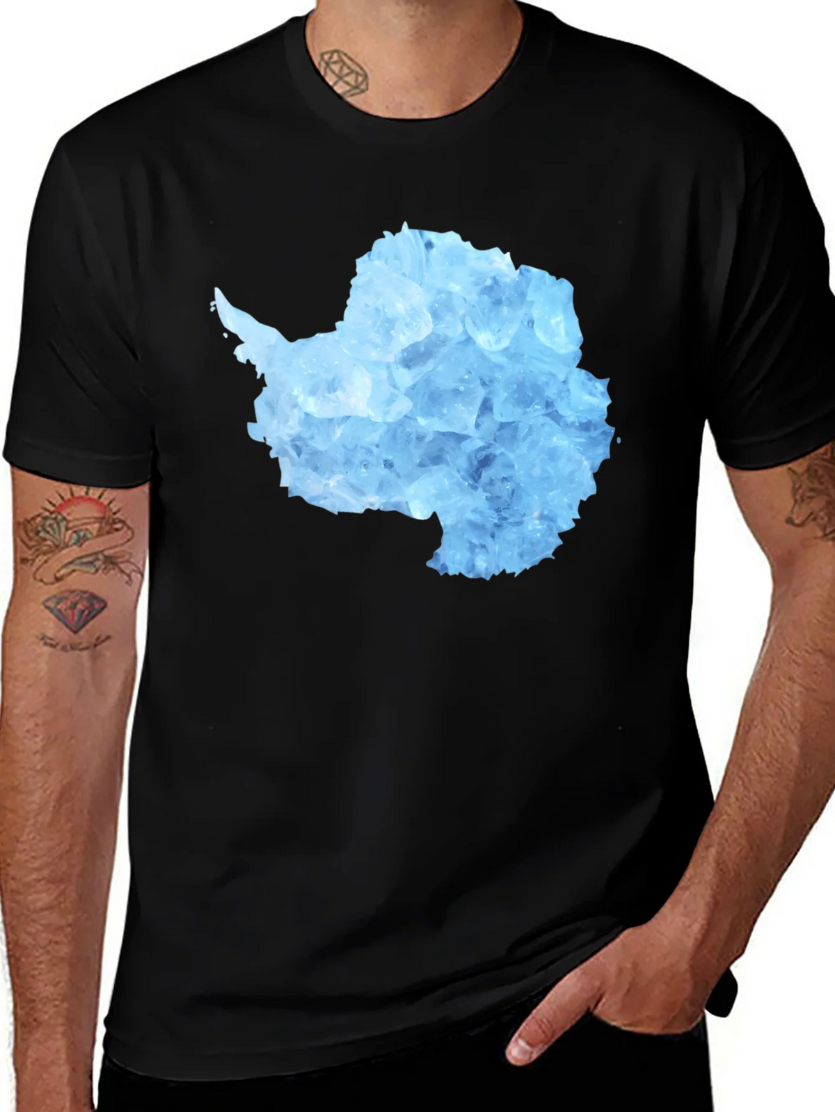 Antarctica Ice Continent Graphic Tee product image 1