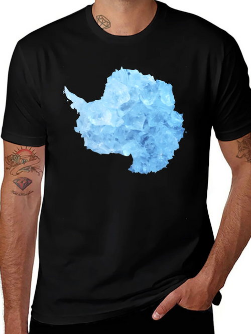 Antarctica Ice Continent Graphic Tee product image 1