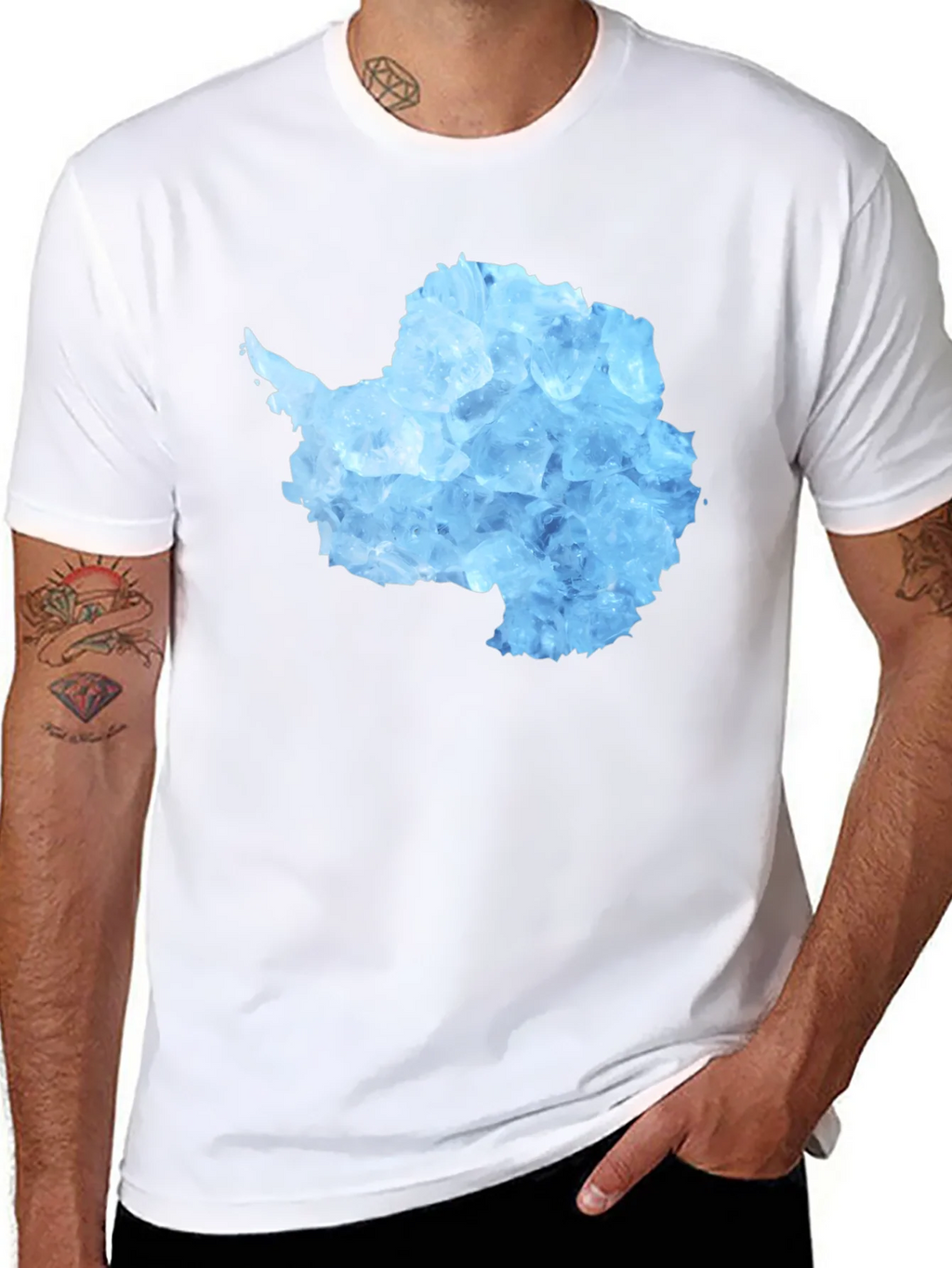 Antarctica Ice Continent Graphic Tee product image 10