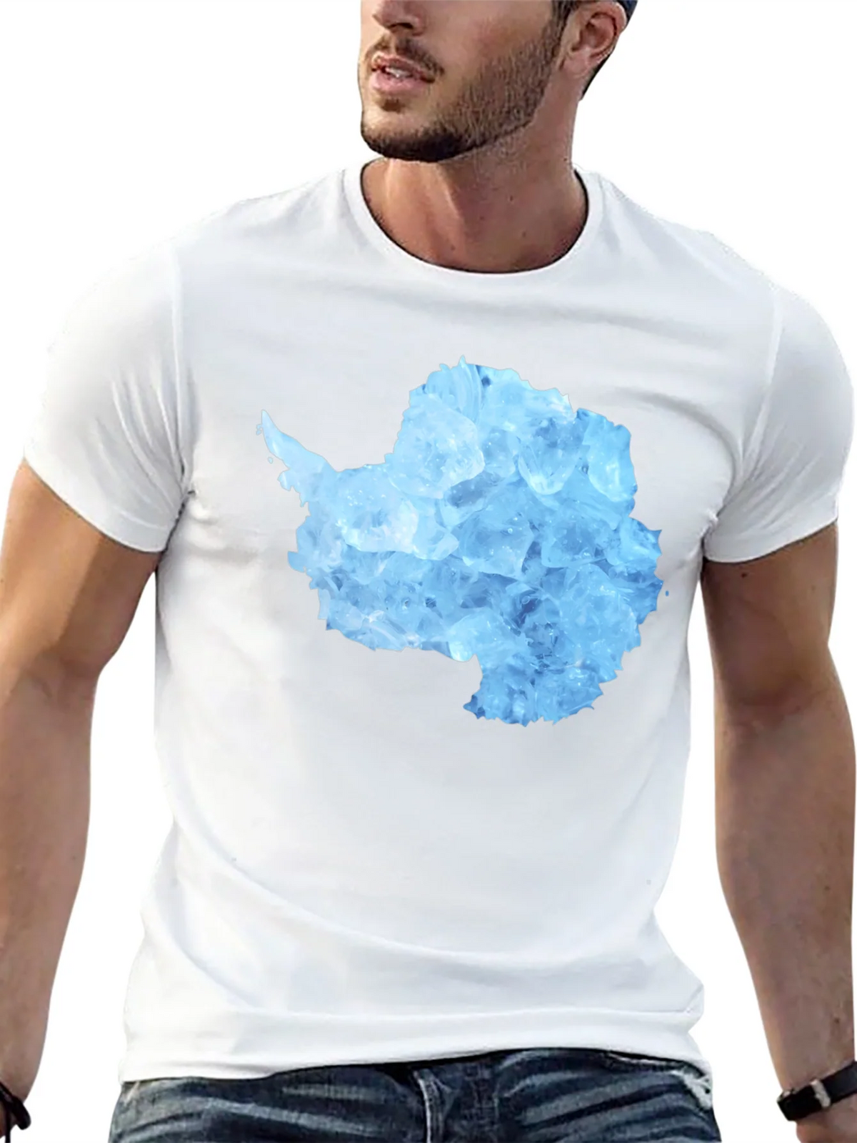 Antarctica Ice Continent Graphic Tee product image 4