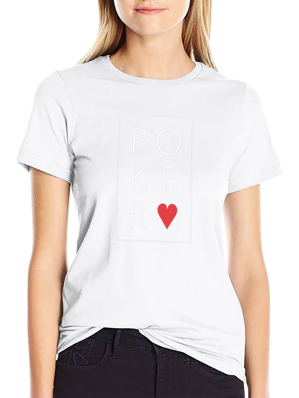 Poker Heart Graphic Tee - Stylish Black T-Shirt product image 11