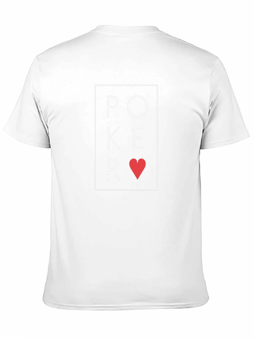 Poker Heart Graphic Tee - Stylish Black T-Shirt product image 2