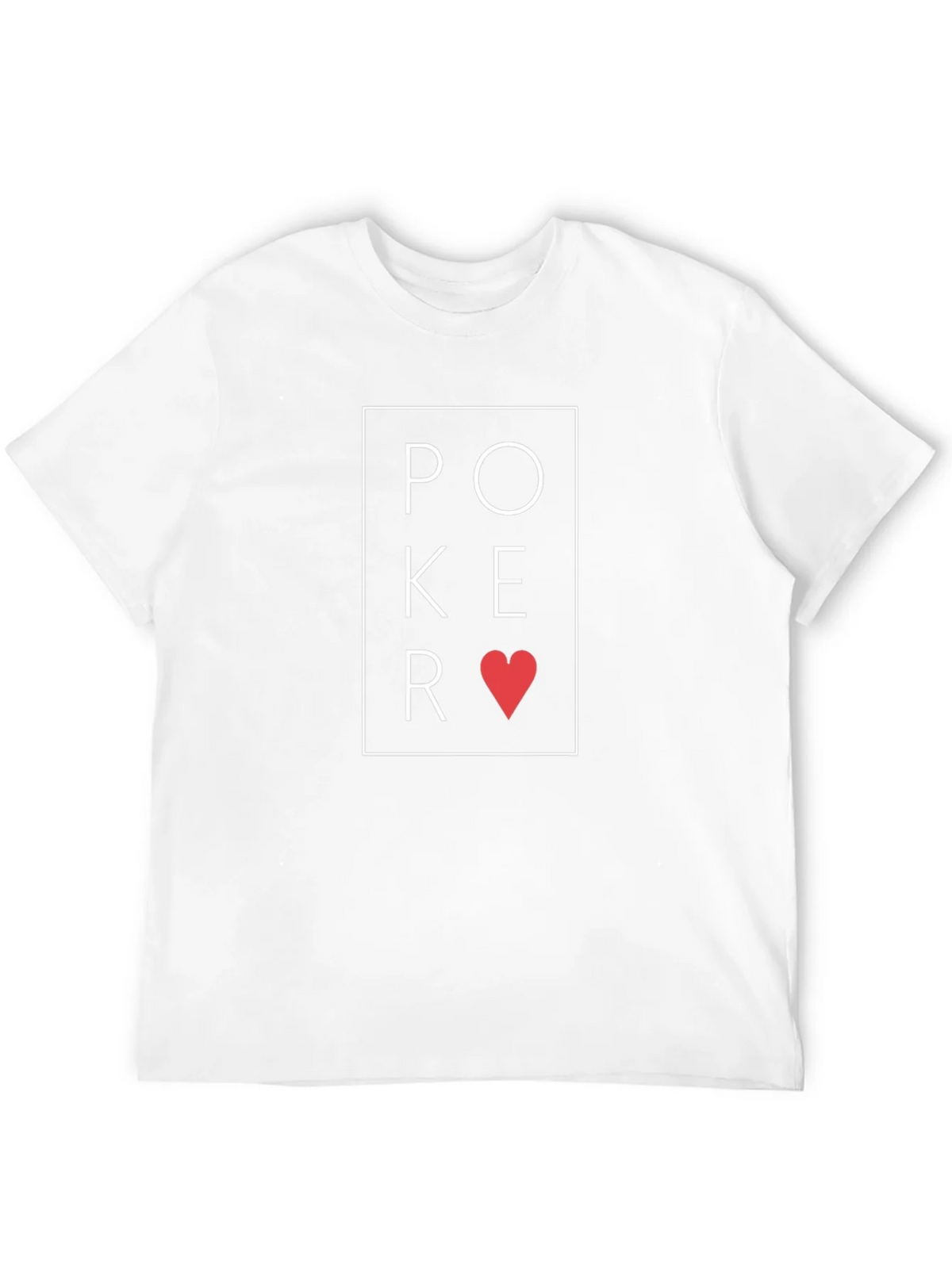 Poker Heart Graphic Tee - Stylish Black T-Shirt product image 3