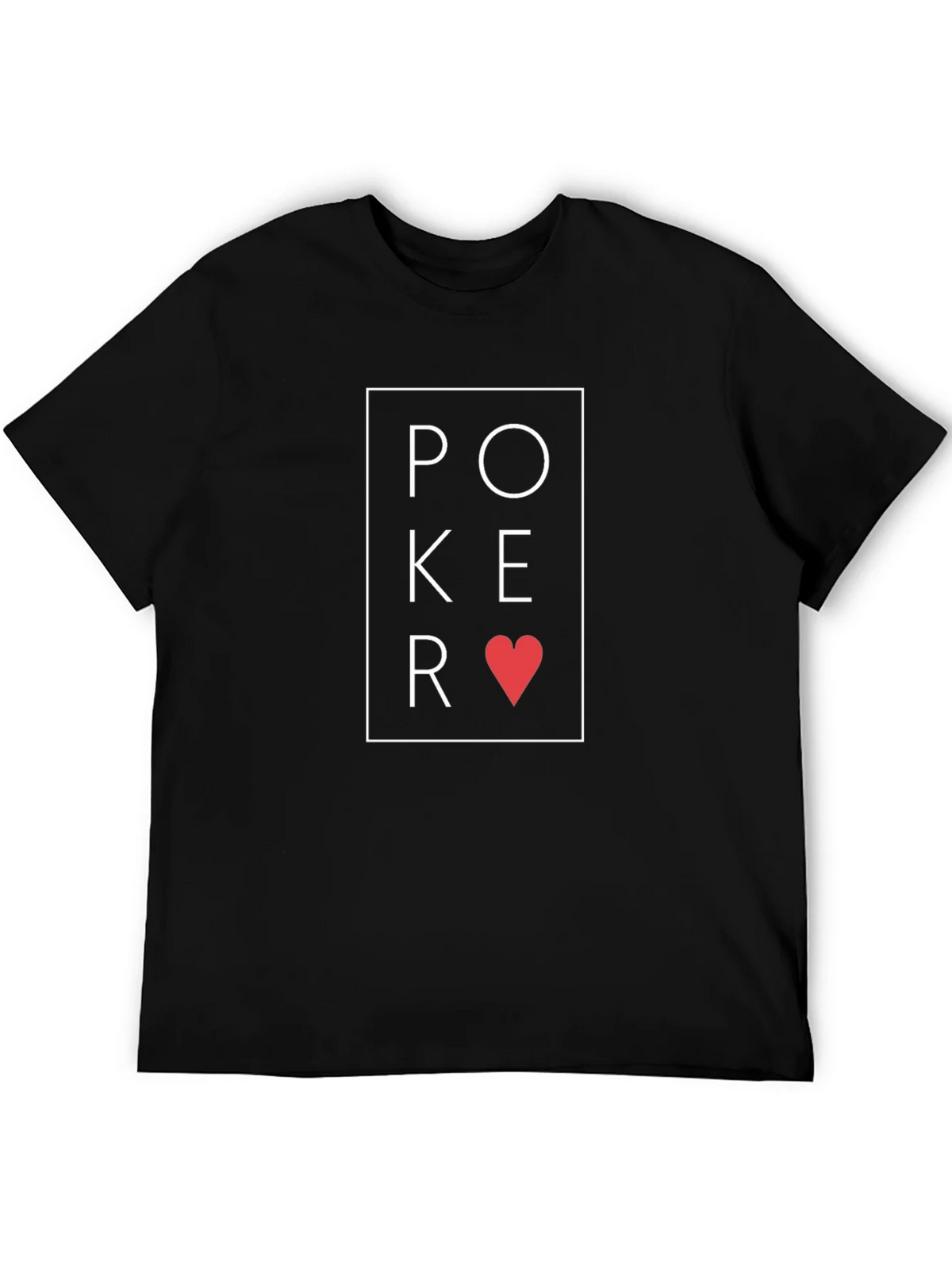 Poker Heart Graphic Tee - Stylish Black T-Shirt product image 8