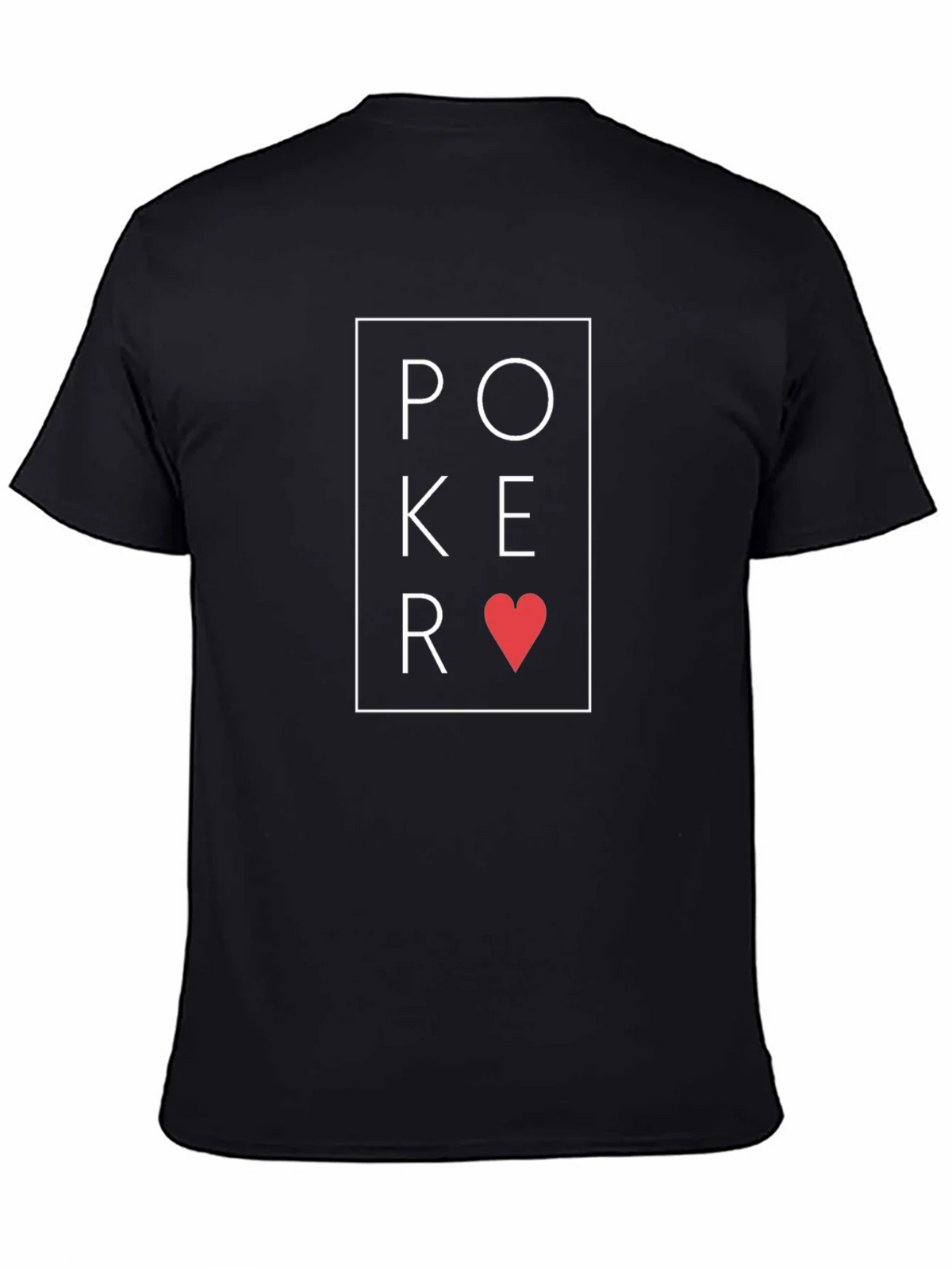 Poker Heart Graphic Tee - Stylish Black T-Shirt product image 7