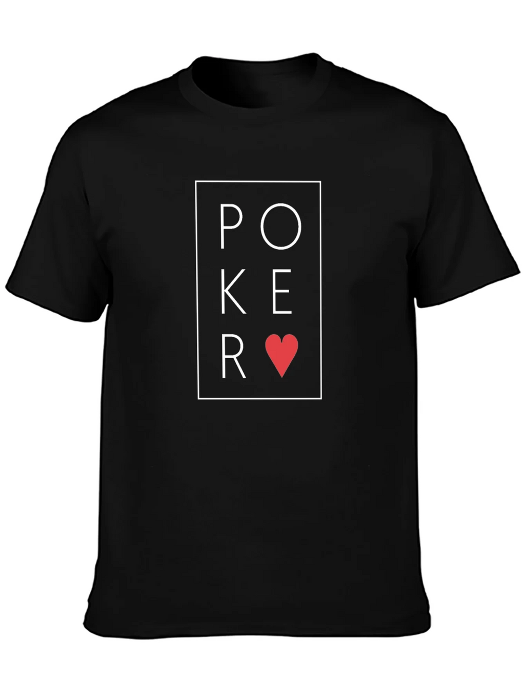 Poker Heart Graphic Tee - Stylish Black T-Shirt product image 6