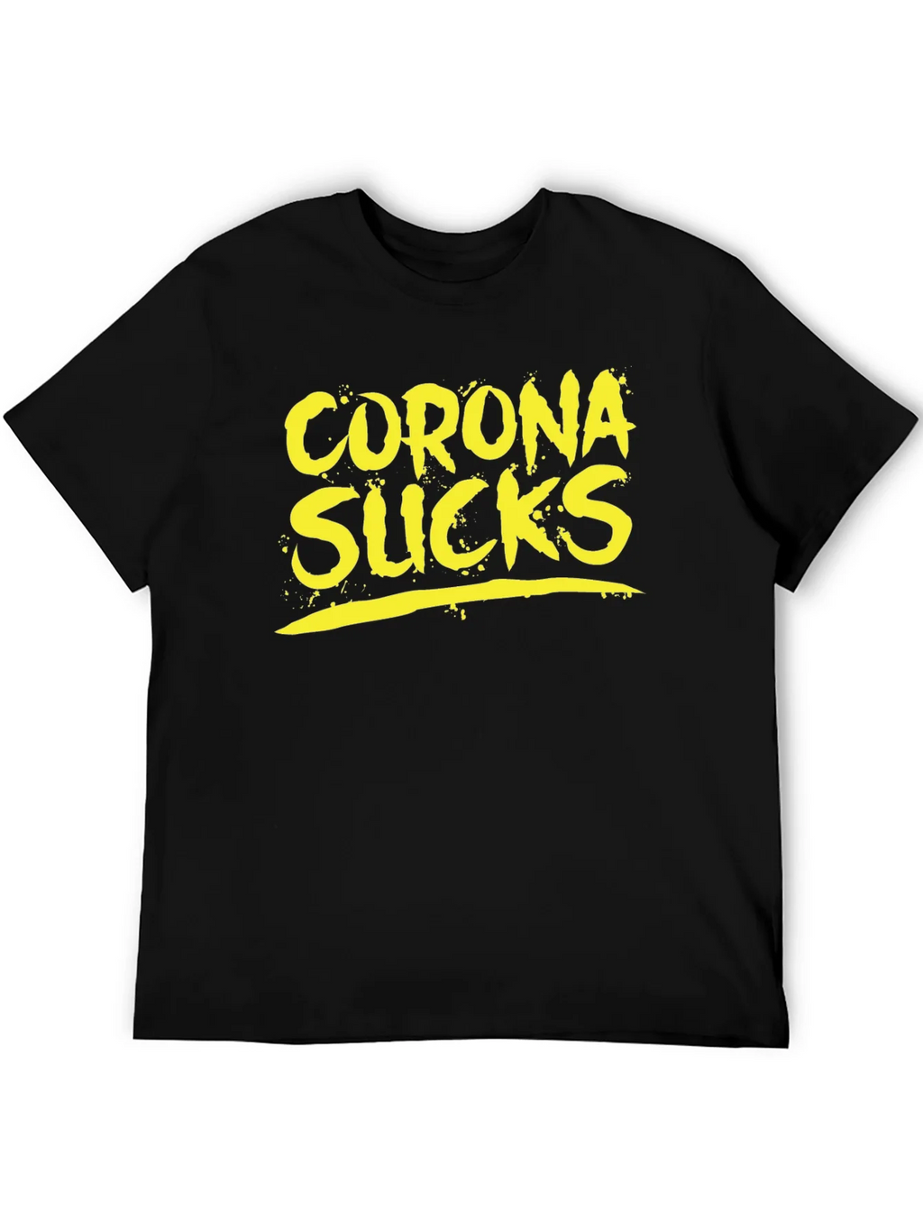Corona Sucks Graphic Tee - Black Casual T-Shirt product image 8