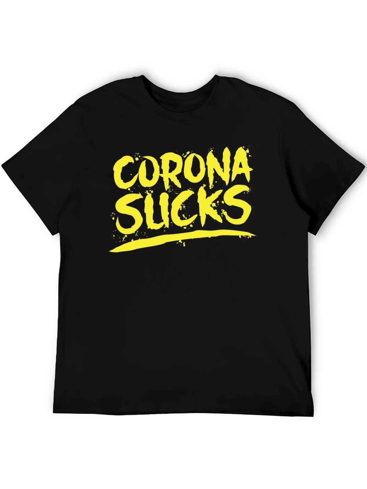 Corona Sucks Graphic Tee - Black Casual T-Shirt product image 8