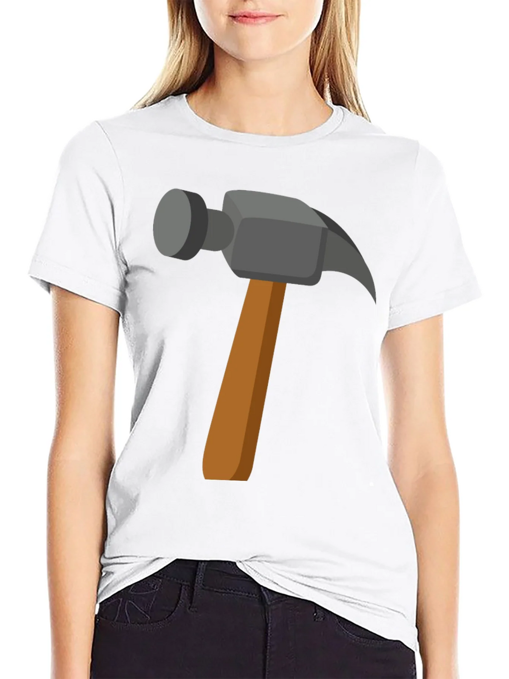 Hammer Graphic Tee - Black Cotton Comfort Fit product image 11