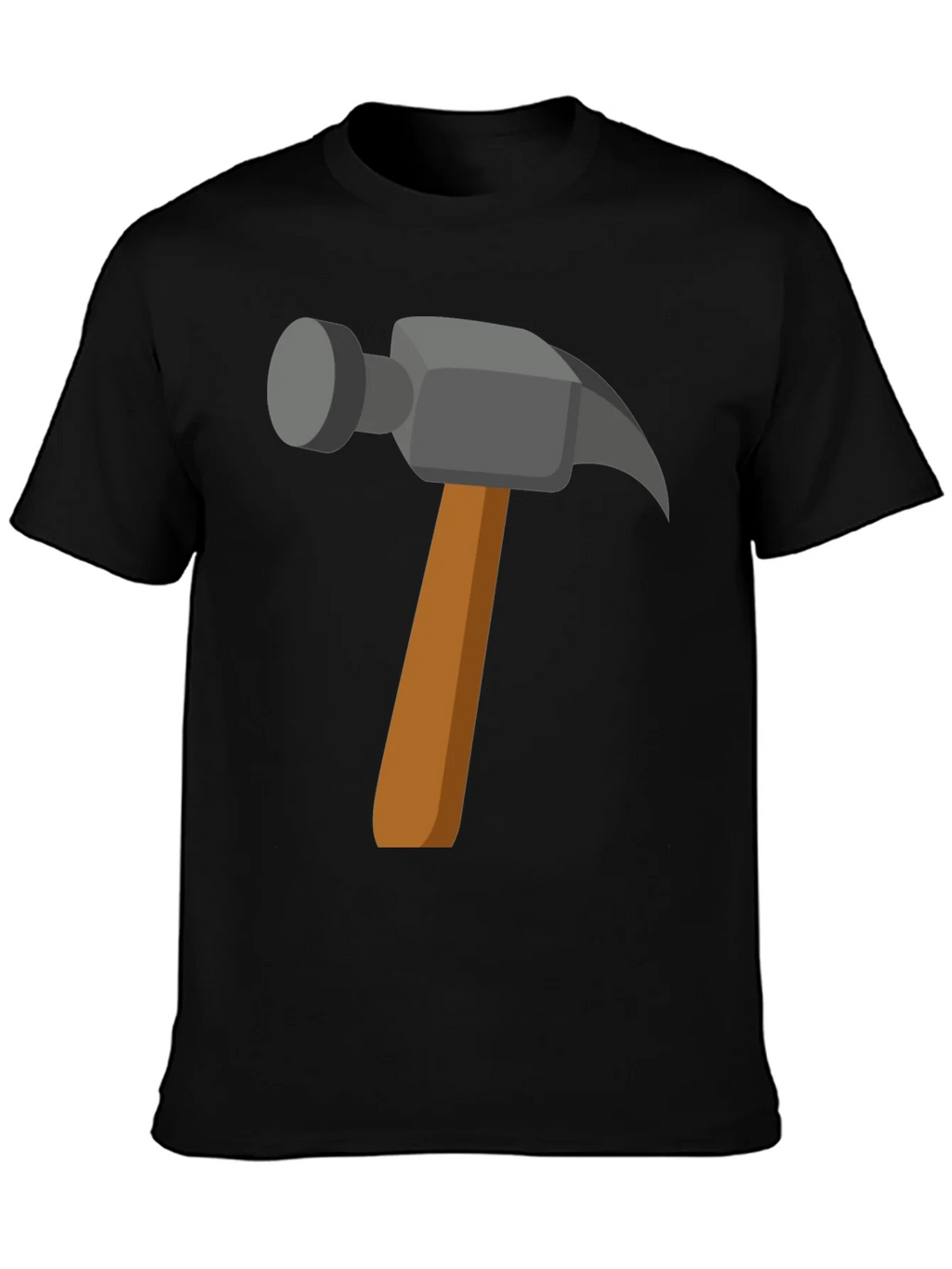 Hammer Graphic Tee - Black Cotton Comfort Fit product image 6