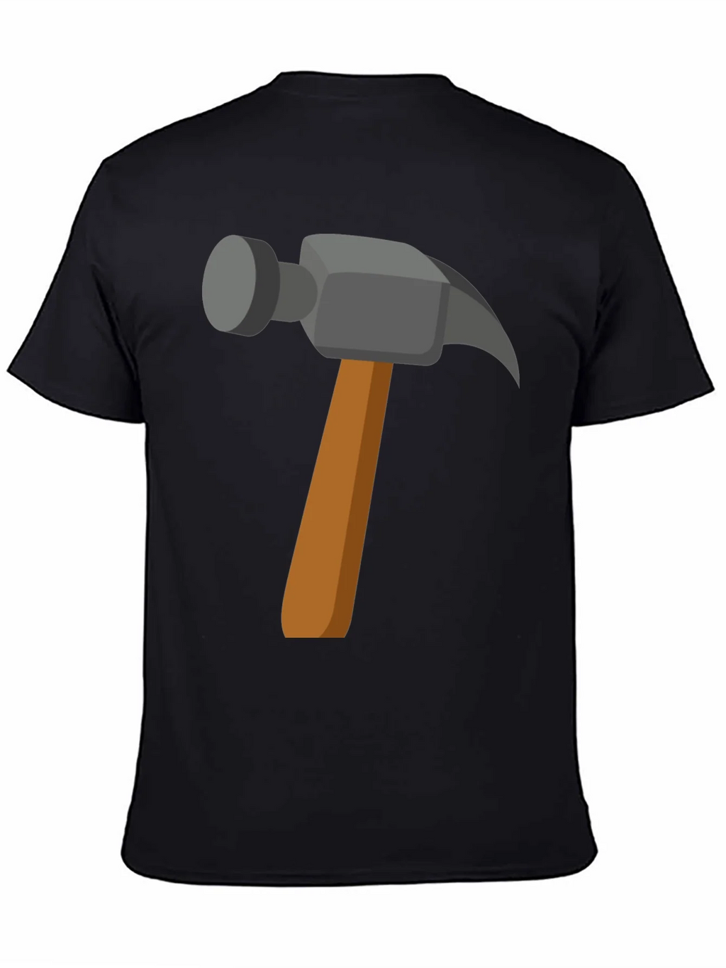 Hammer Graphic Tee - Black Cotton Comfort Fit product image 7