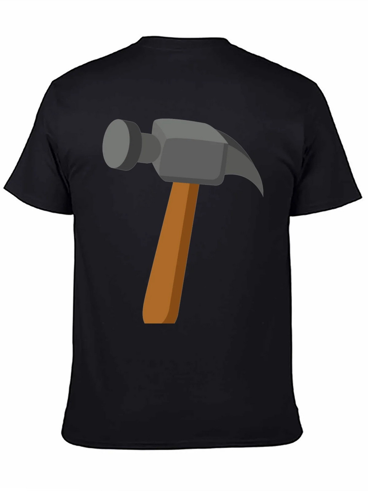 Hammer Graphic Tee - Black Cotton Comfort Fit product image 7