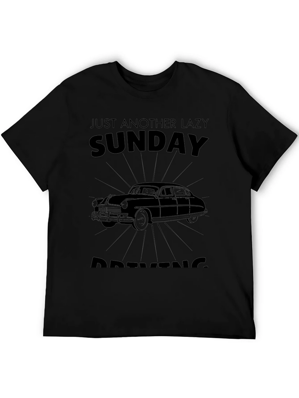 Lazy Sunday Driving Graphic T-Shirt product image 8