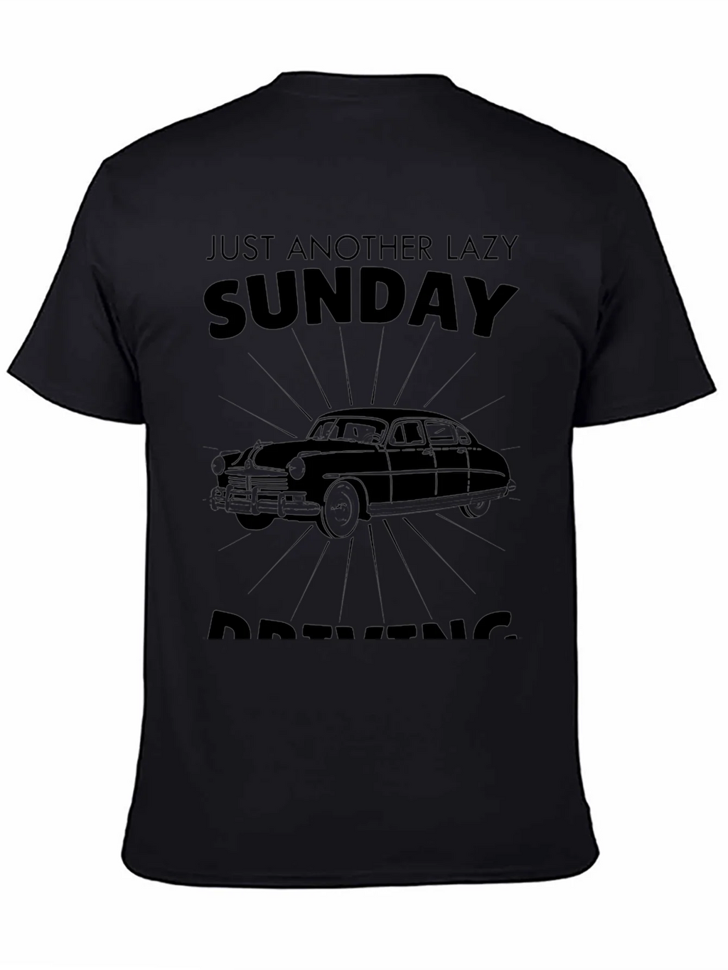 Lazy Sunday Driving Graphic T-Shirt product image 7