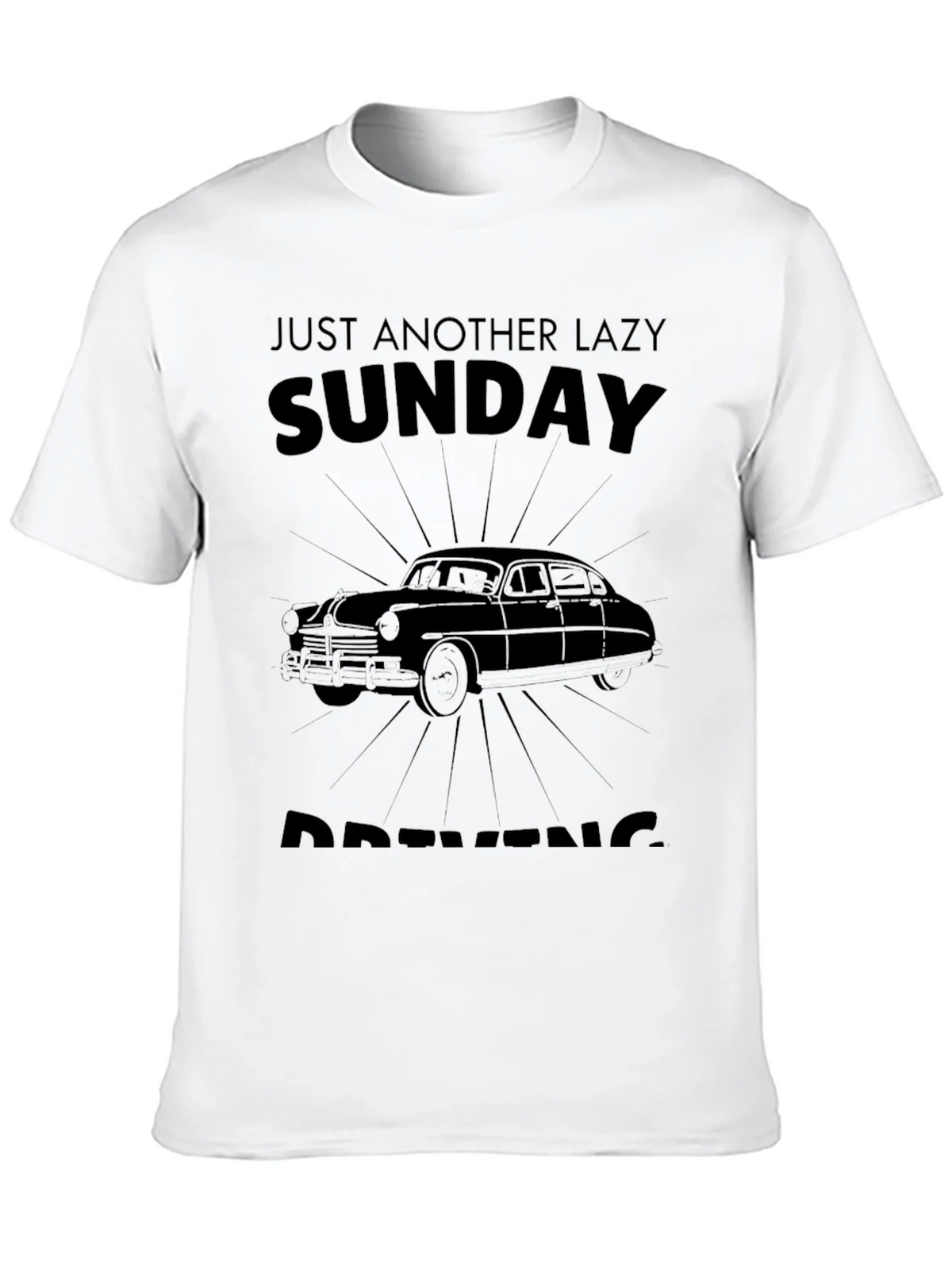 Lazy Sunday Driving Graphic T-Shirt product image 12