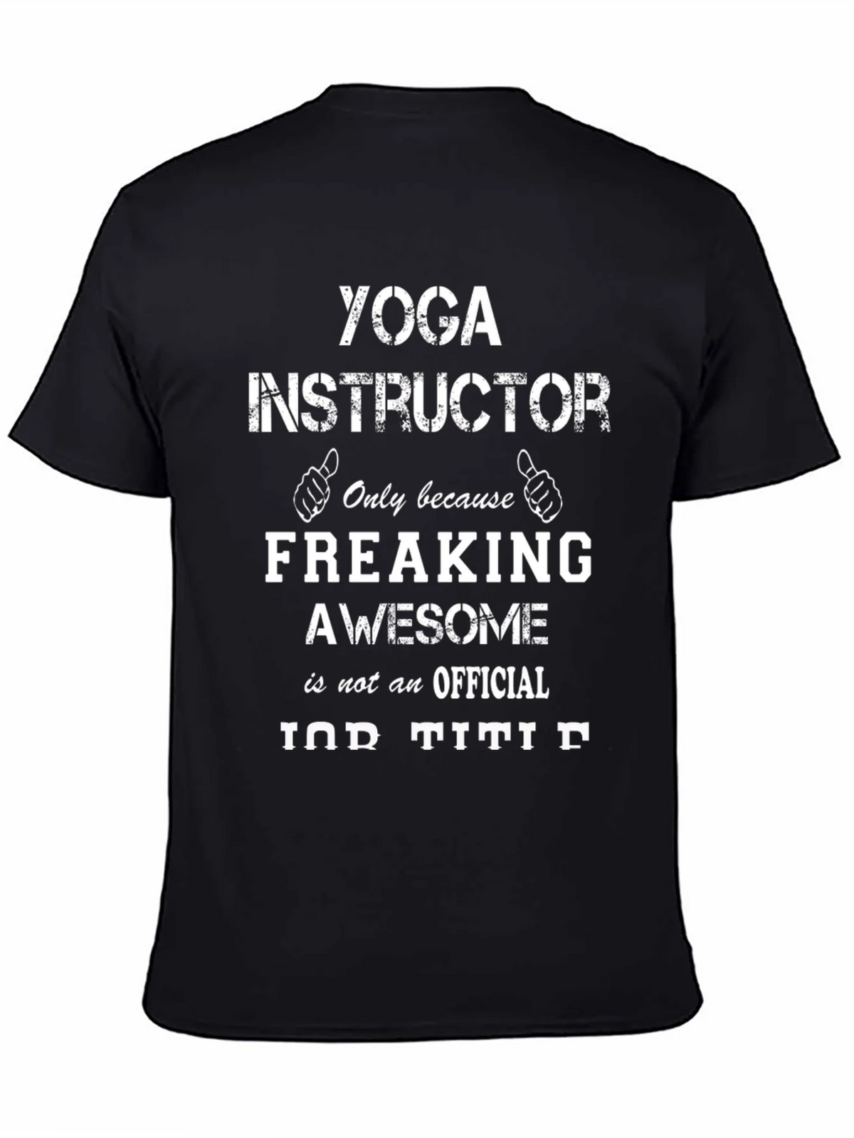 Yoga Instructor Awesome Job Title Graphic Tee product image 7