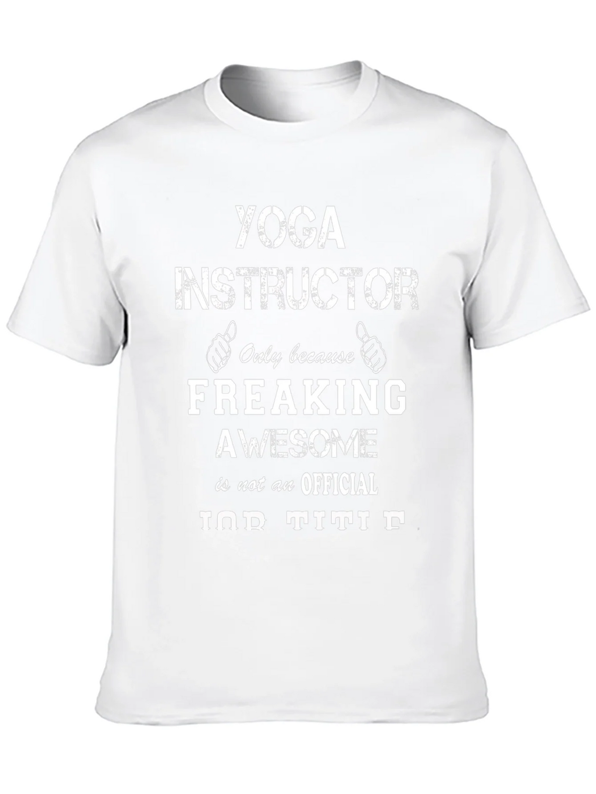 Yoga Instructor Awesome Job Title Graphic Tee product image 12