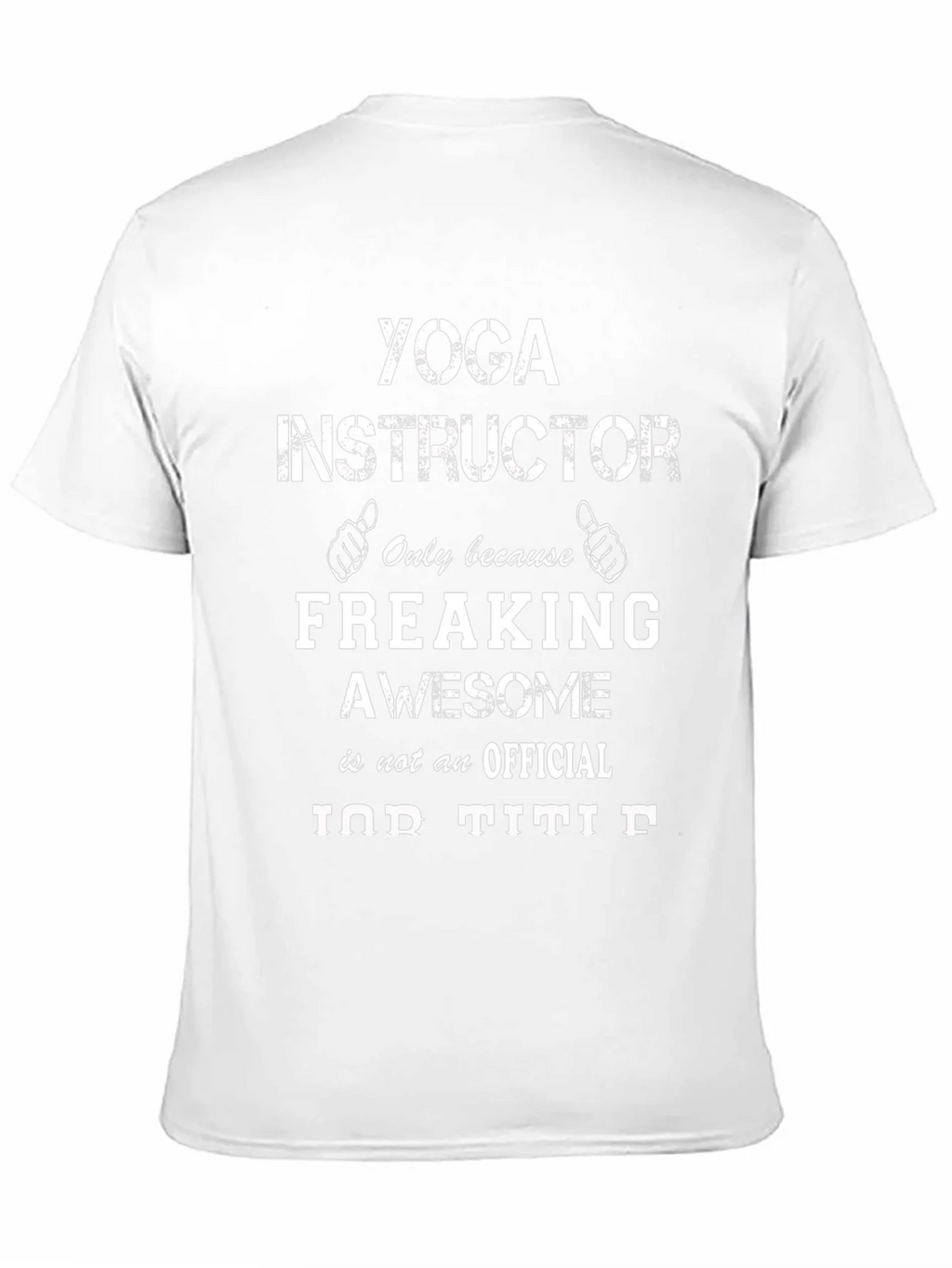Yoga Instructor Awesome Job Title Graphic Tee product image 2