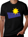 Solar Panel Graphic T-Shirt - Eco-Friendly Fashion product image 1
