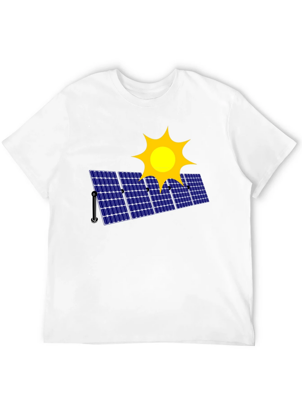 Solar Panel Graphic T-Shirt - Eco-Friendly Fashion product image 3