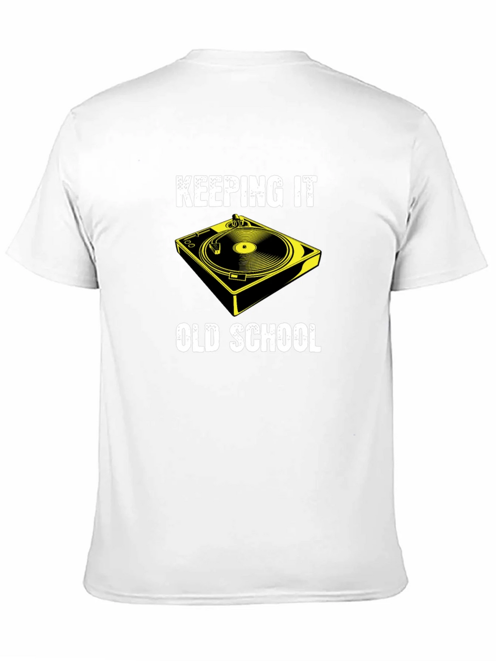 Keeping It Old School DJ Turntable T-Shirt product image 2