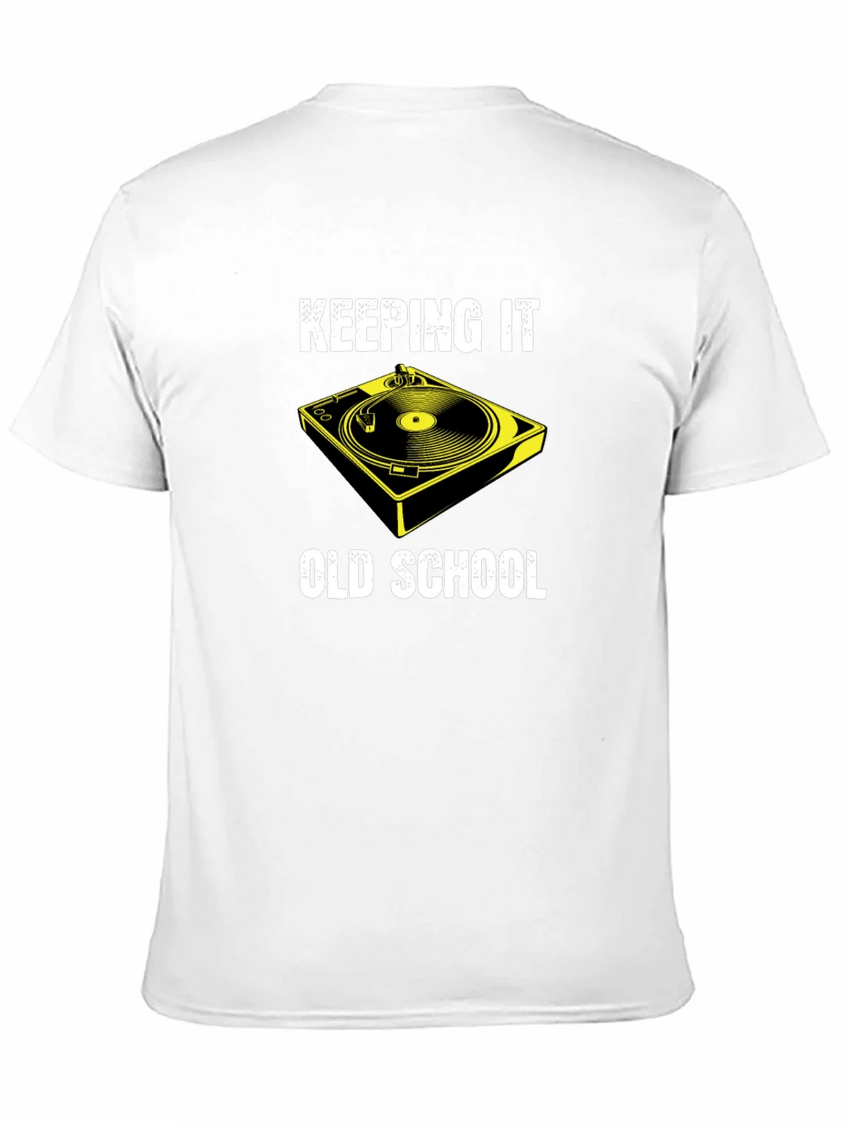 Keeping It Old School DJ Turntable T-Shirt product image 2