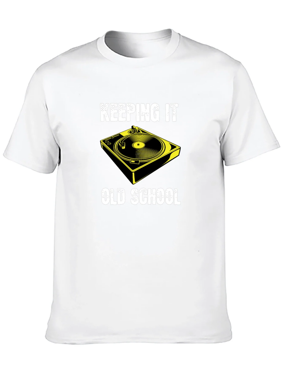 Keeping It Old School DJ Turntable T-Shirt product image 12