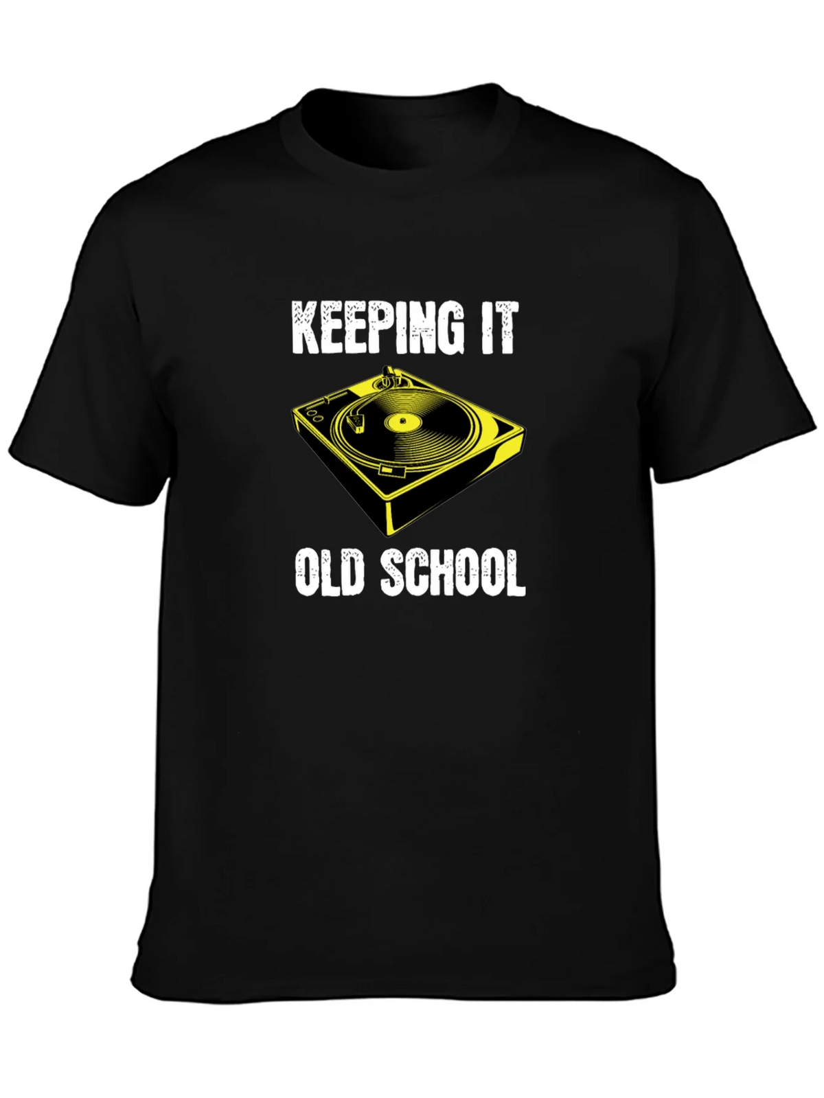 Keeping It Old School DJ Turntable T-Shirt product image 6