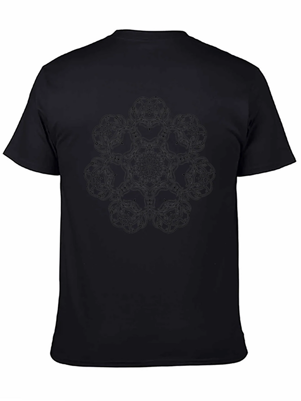 Celtic Knot Mandala Graphic Black T-Shirt product image 7