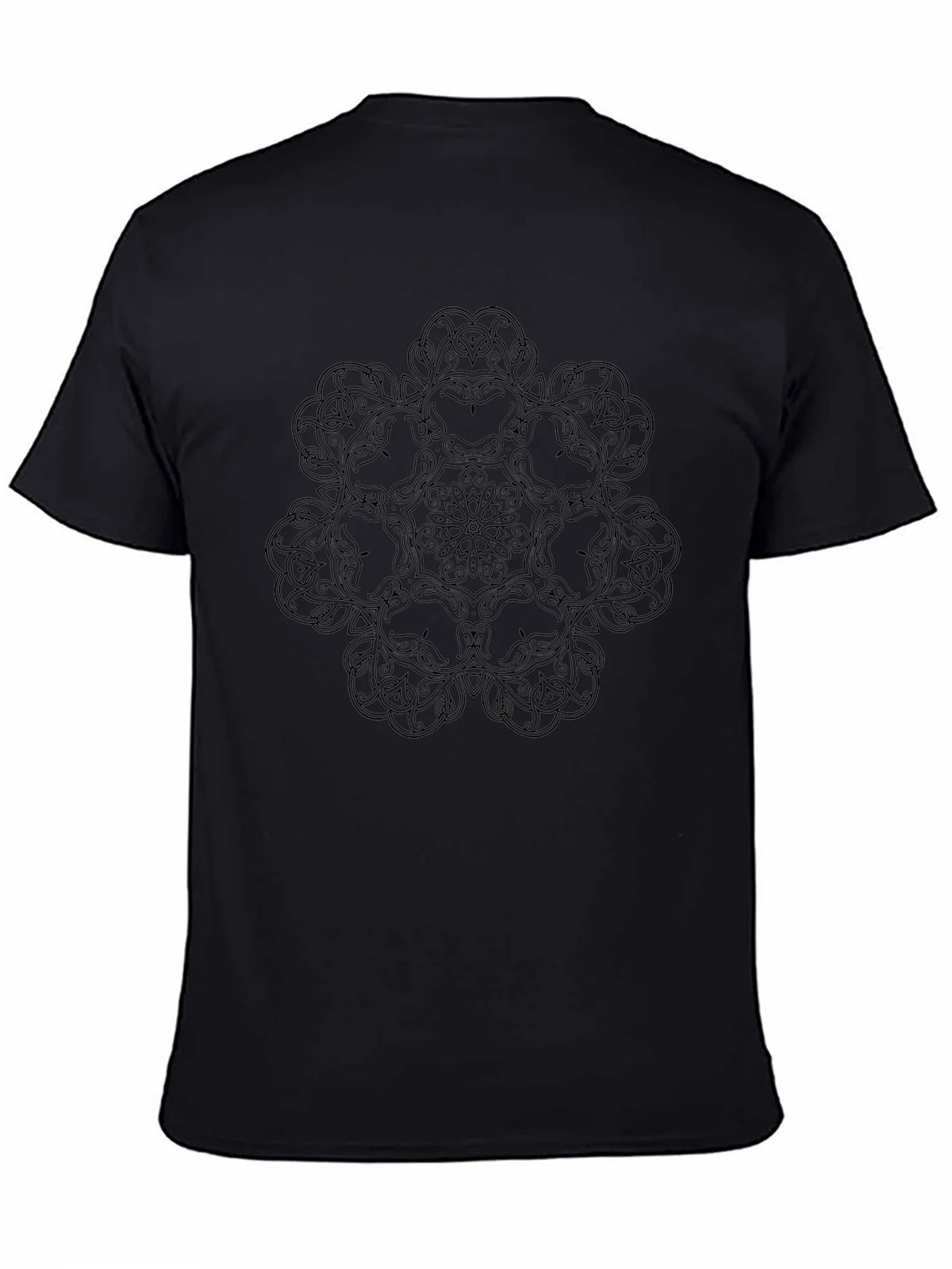 Celtic Knot Mandala Graphic Black T-Shirt product image 7