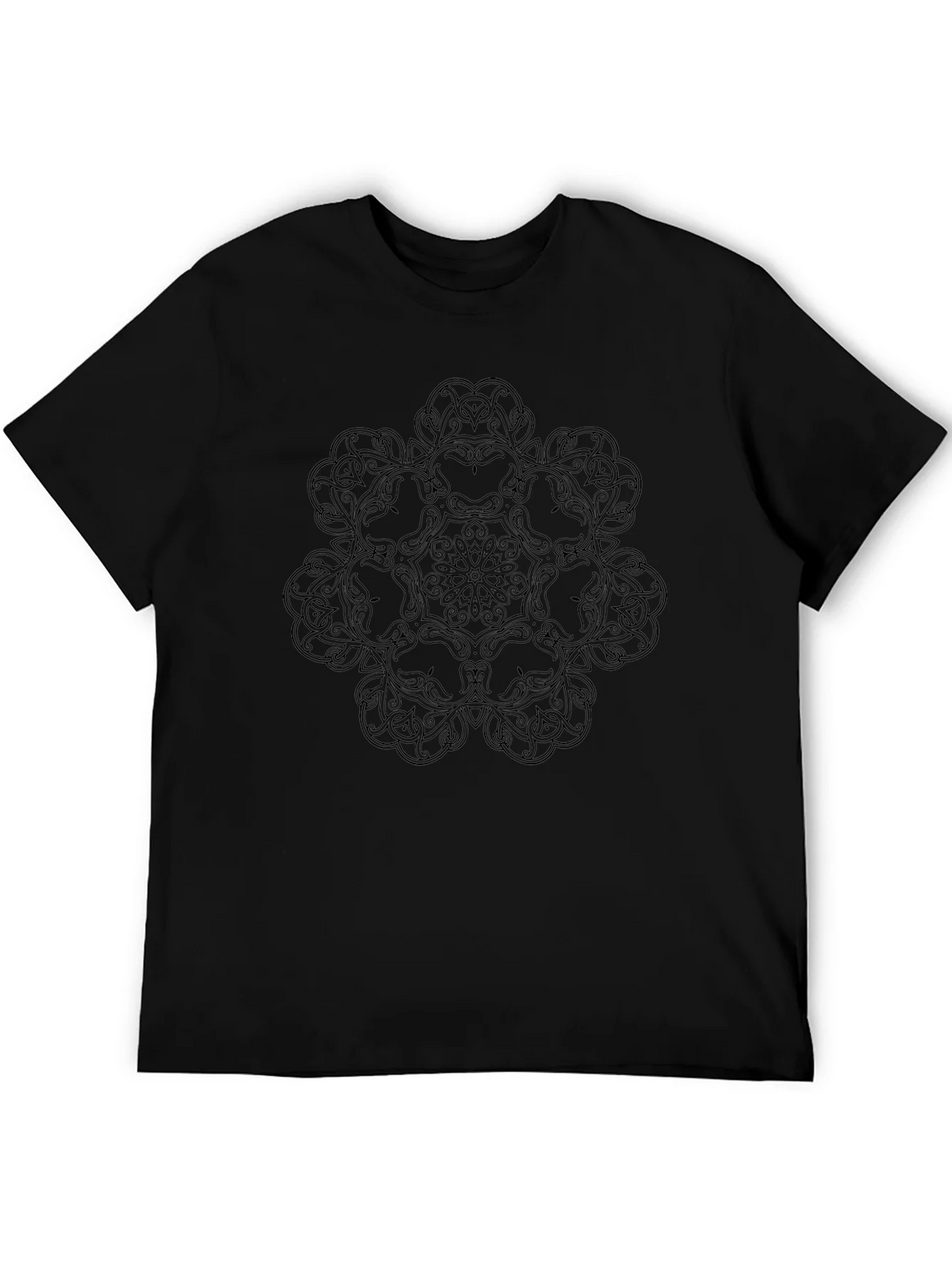 Celtic Knot Mandala Graphic Black T-Shirt product image 8