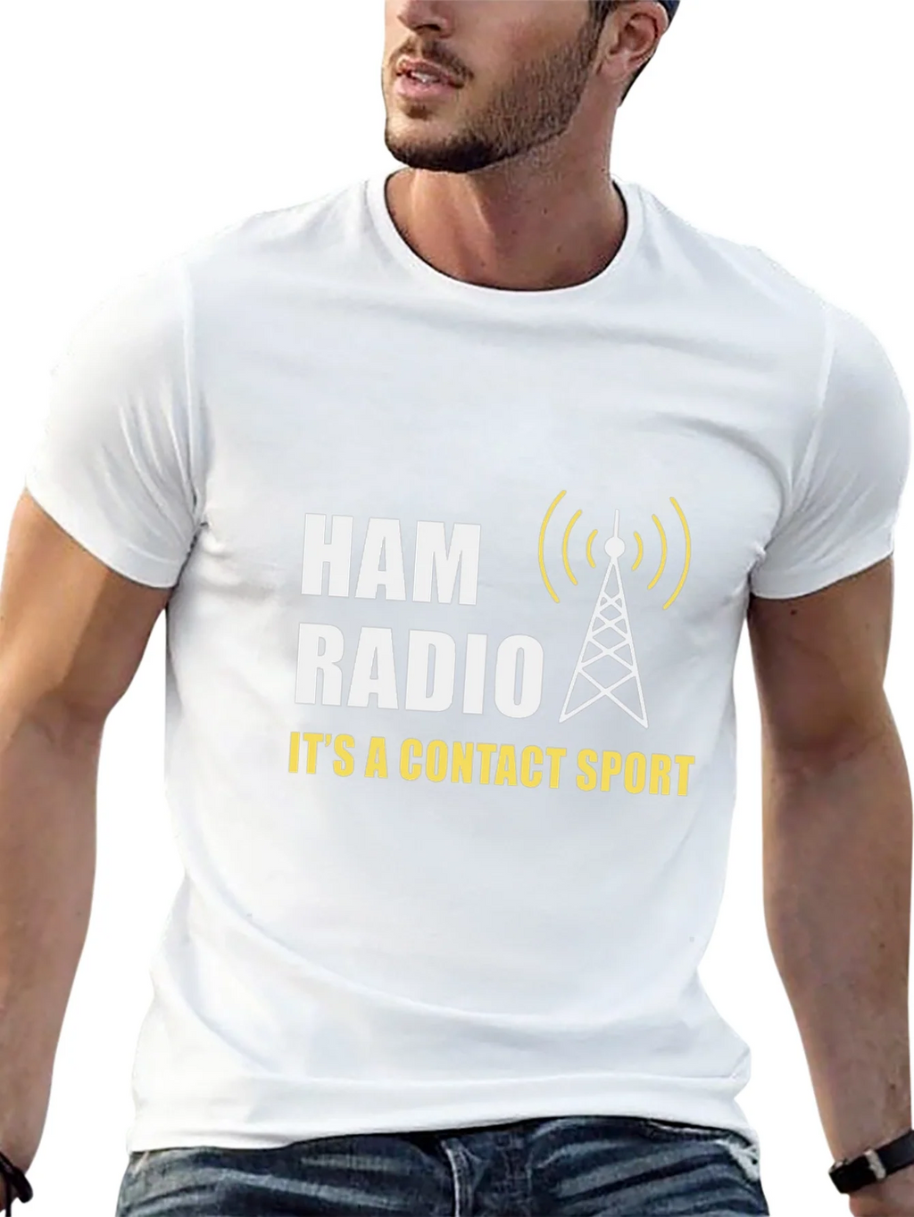 Ham Radio Contact Sport T-Shirt - Operator Apparel product image 4