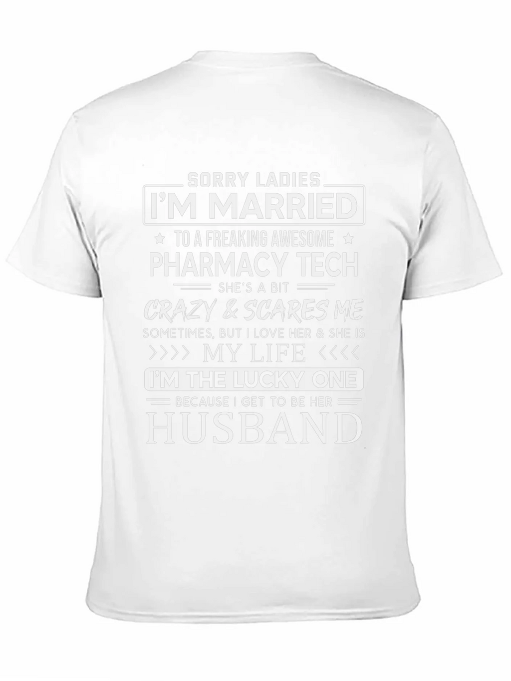 Im Married to a Pharmacy Tech T-Shirt product image 2
