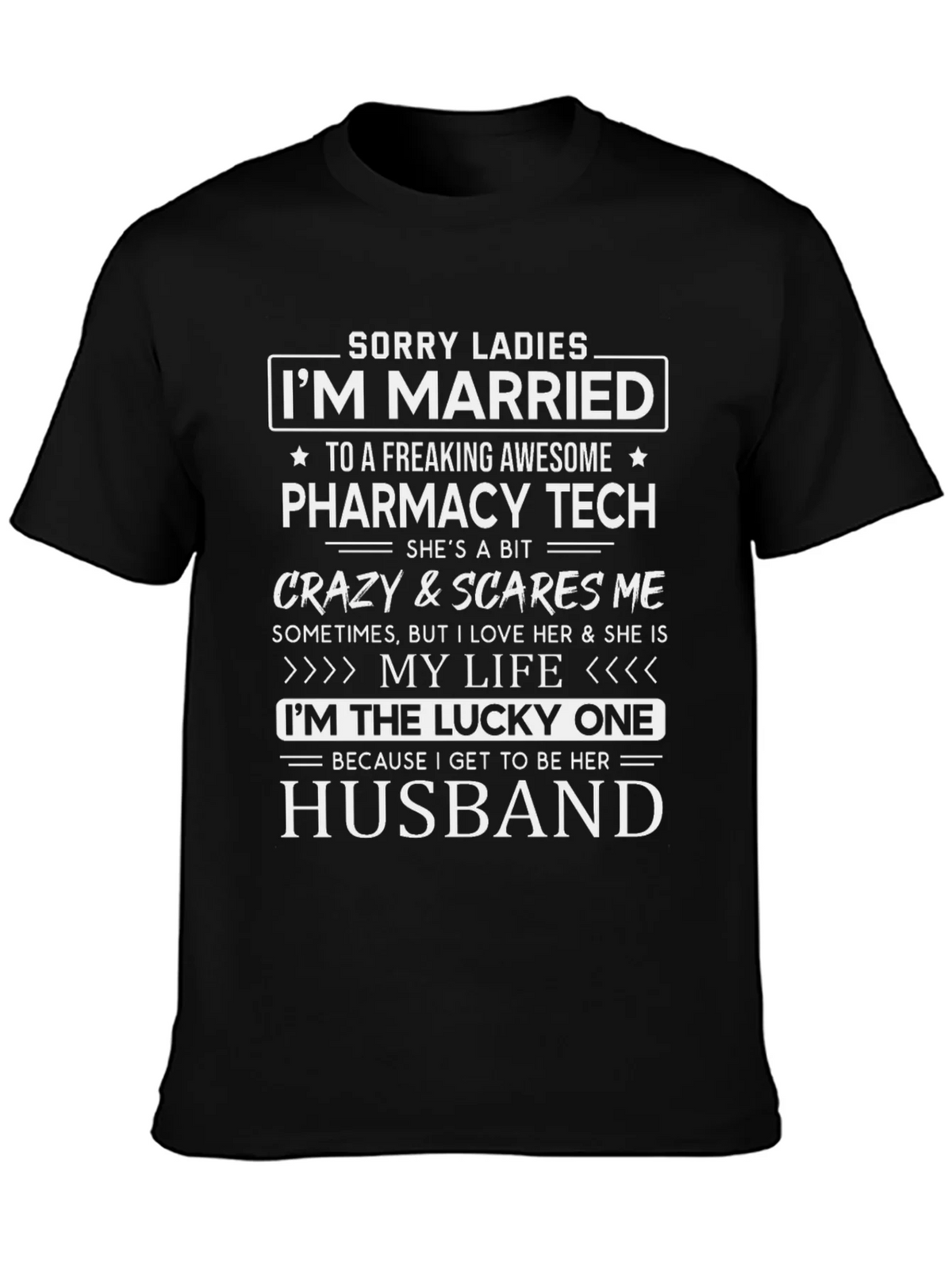 Im Married to a Pharmacy Tech T-Shirt product image 6