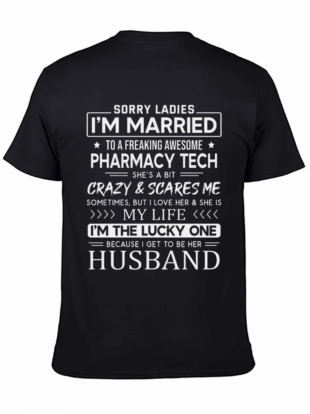 Im Married to a Pharmacy Tech T-Shirt product image 7