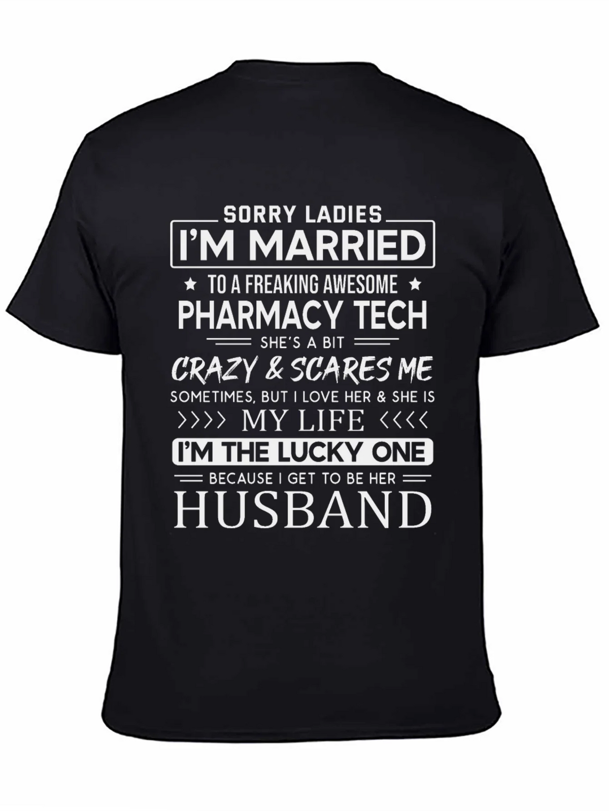 Im Married to a Pharmacy Tech T-Shirt product image 7