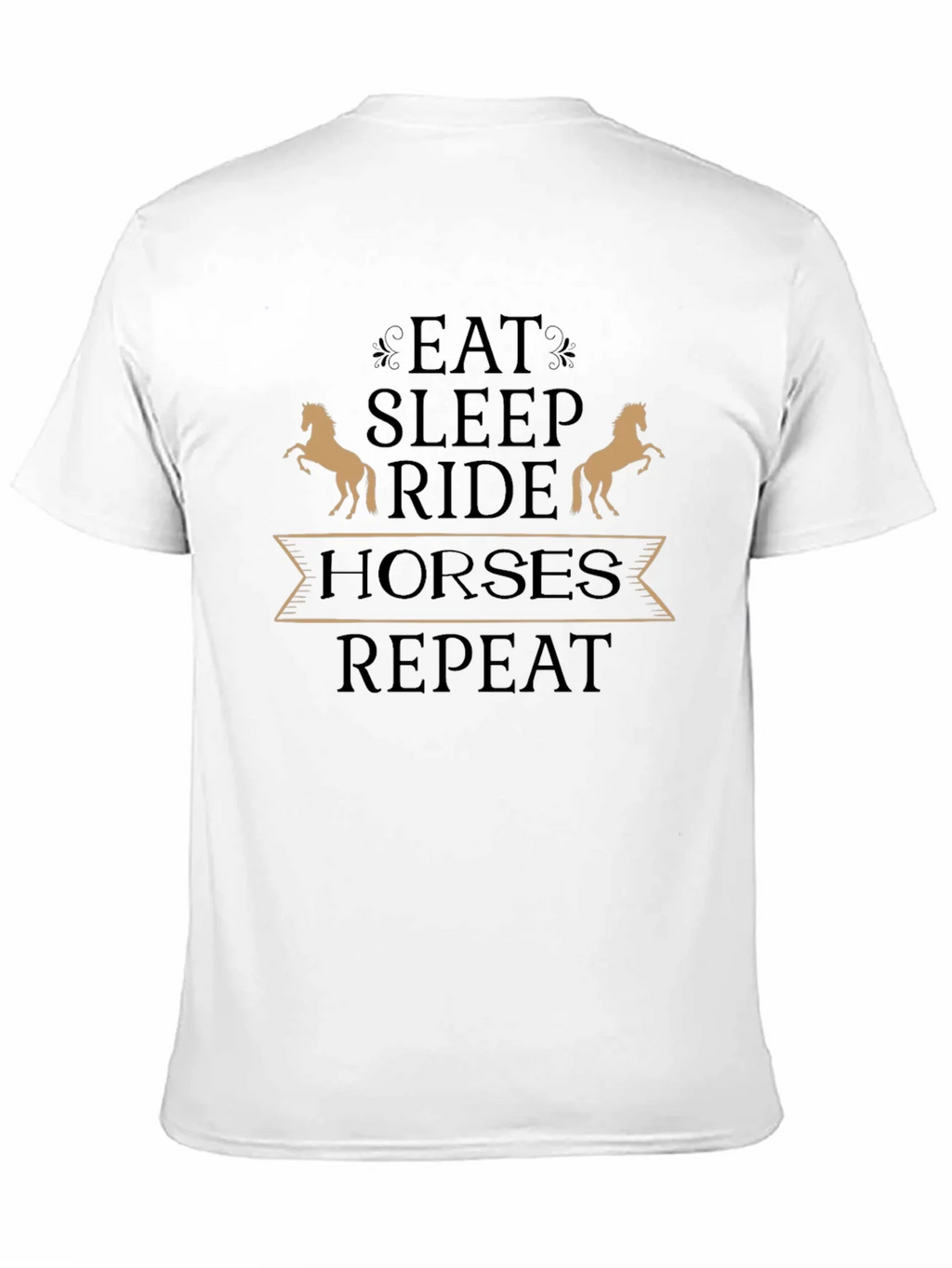 Eat Sleep Ride Horses T-Shirt - Equestrian Tee product image 2